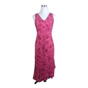 Vintage Studio I  Pink Floral V Neck Maxi Dress